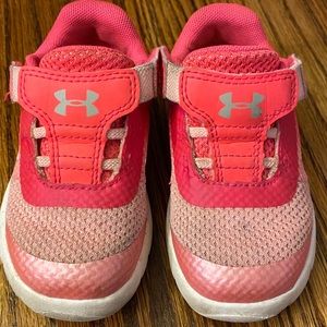 Pink under armor shoes